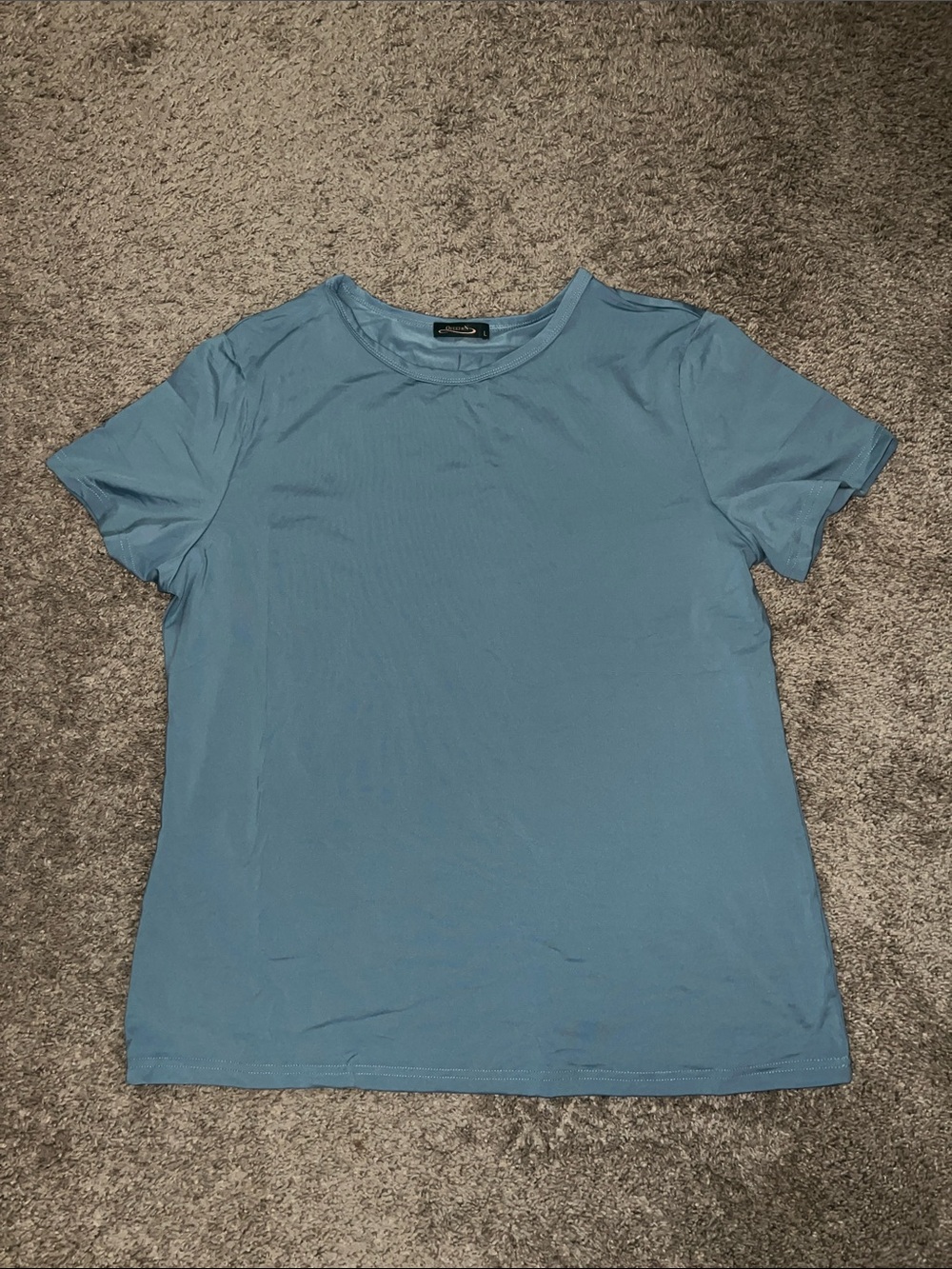 Ofeefan Basic Crew Neck Tee - Blue